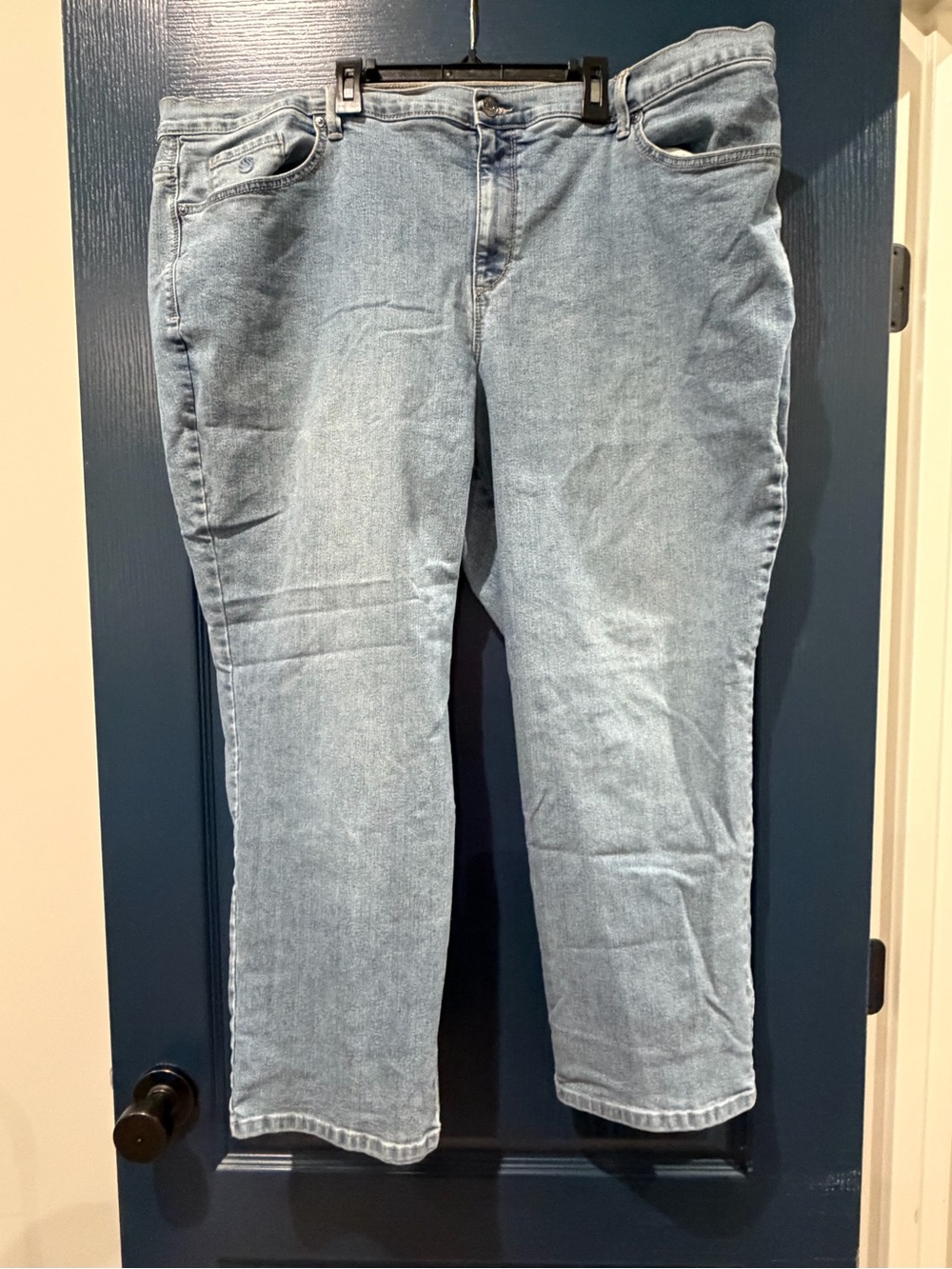 Gloria Vanderbilt Light Blue Straight Jeans